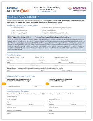Enrollment form PDF thumb