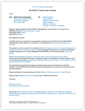 PP ROL 00 0142 Letter of Appeals